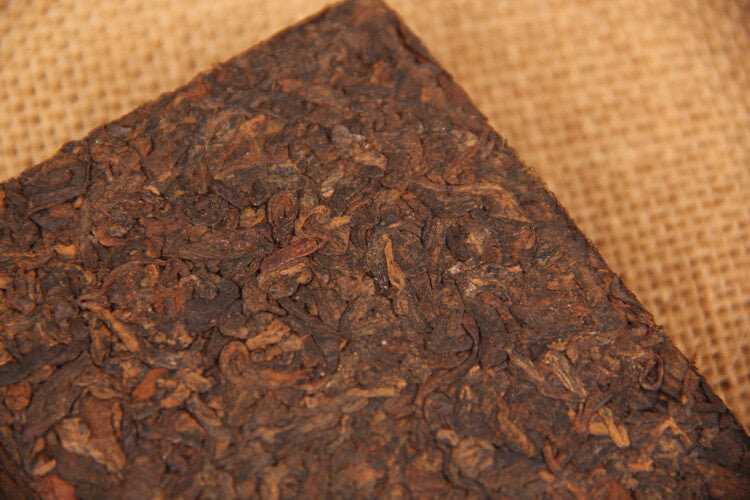 500g Old Ban Zhang Tea Brick Puerh Tea Ripe Pu'er Ancient Tree Bamboo Tube Tea