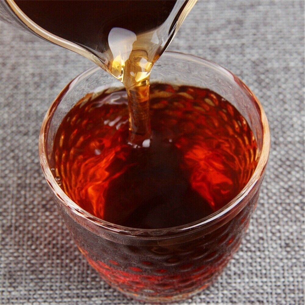 Menghai Ripe Puerh Tea Cake 357g Organic Ancient Tree Black Tea Premium