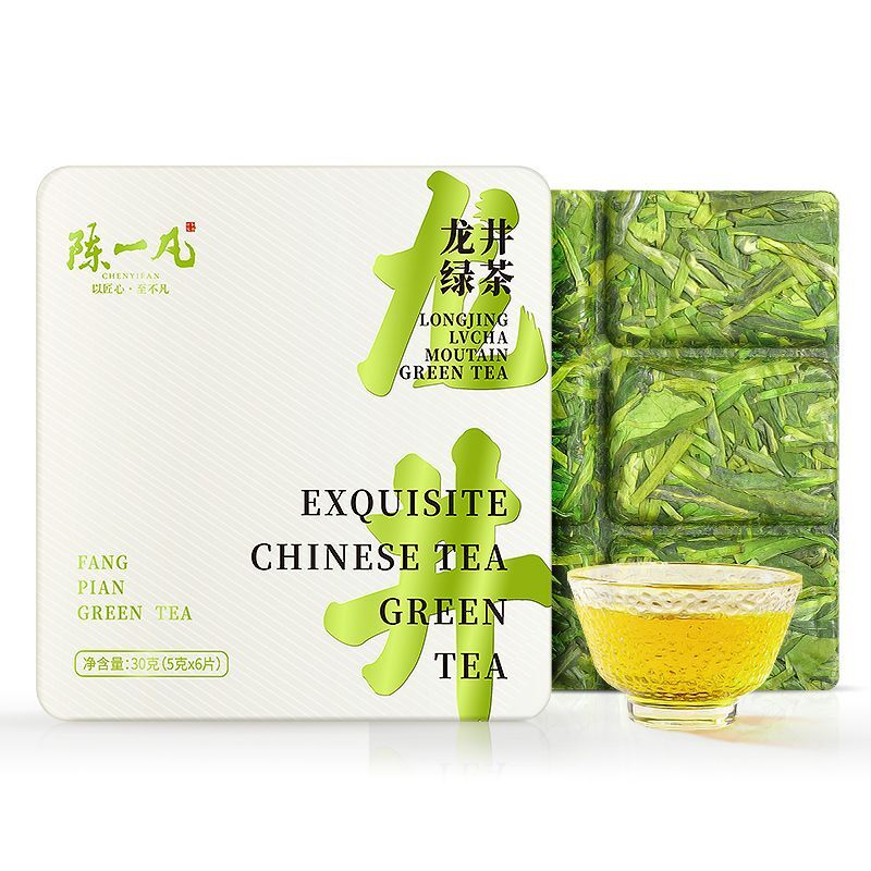 Longjing Green Tea 2025 Fresh Bean Aroma Premium Tasting Gift Box 5 Servings