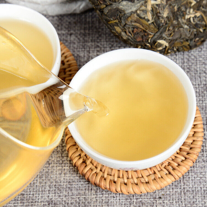 Early Spring Green Tea Yunnan Pu'er Tea Icelandic Ancient Tree Cake 100g*3