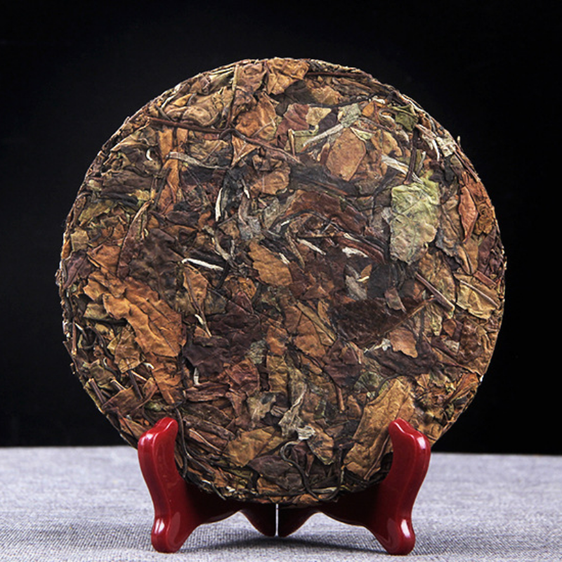 200g Old White Tea Ancient Tree Tea Cake Yunnan Yiwu Organic Spring Tea