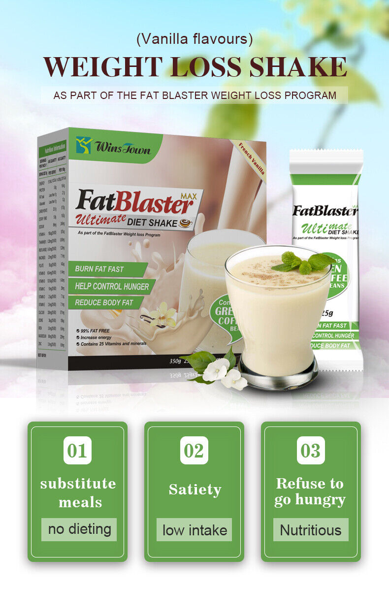 Fat Blaster Diät Weight Loss Ersatz Milchshake Grüner Kaffee Pulver