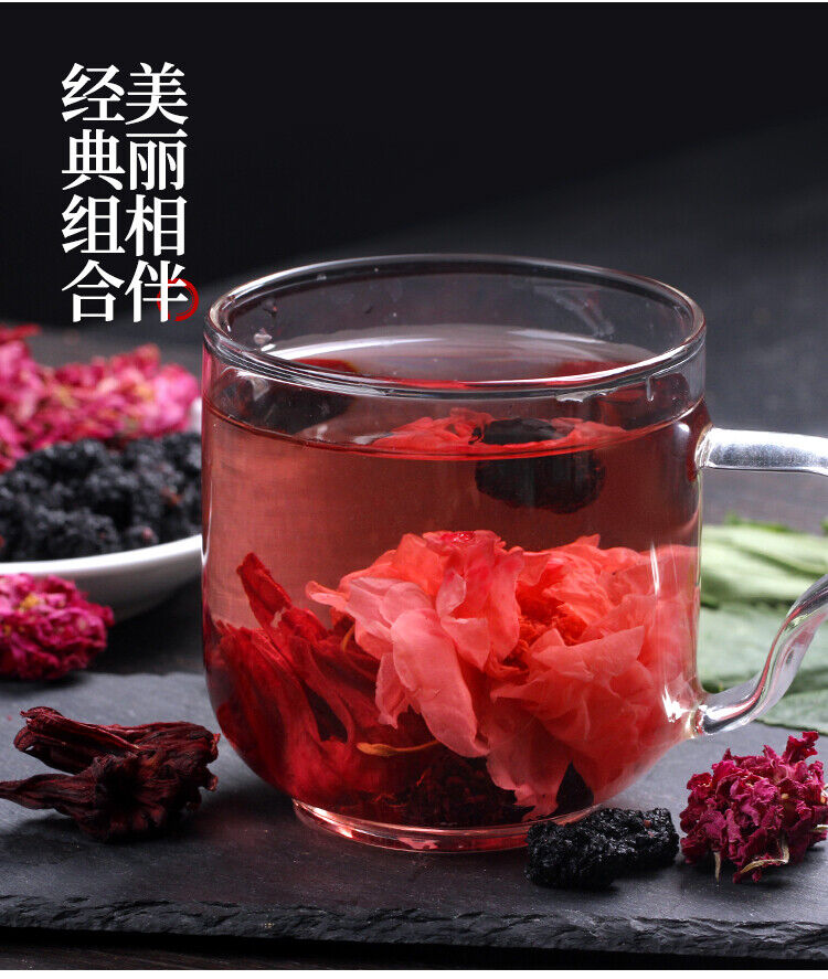 Authentic Roselle Rose Corolla Mulberry Dried Rose Tea Combination Scented Tea