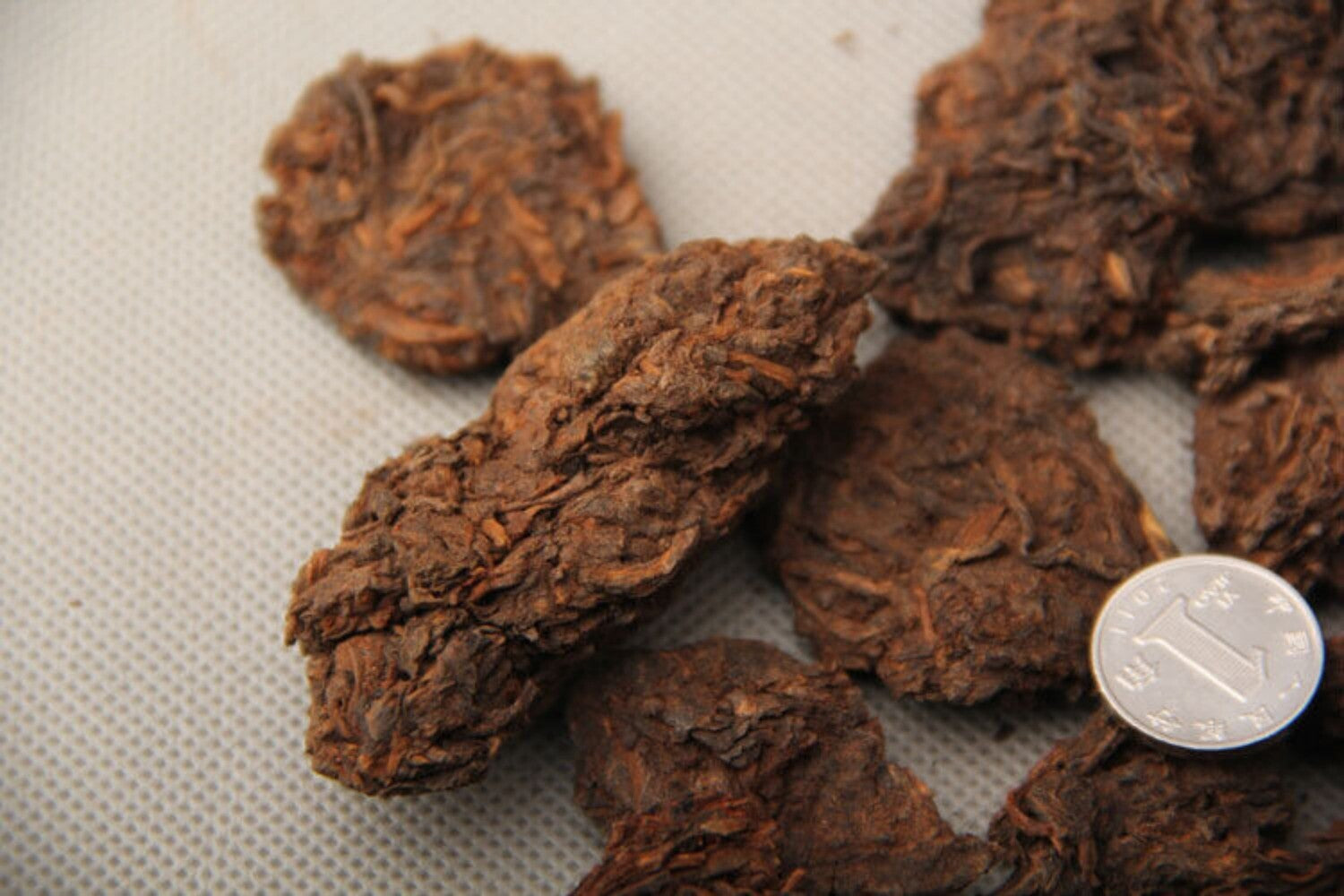 Supreme Aged Golden Buds Lao Cha Tou Pu'er Pu-erh Loose Tea Puer Ripe Shu 250g