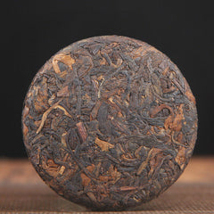 50g*10 Pcs Yunnan Pu'er Tea Ripe Tea Cake Old Flavor Aged Small Cake Tea