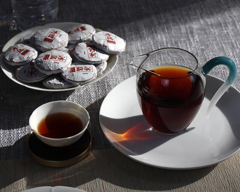 Ancient Tree Ripe Tea Aged Tea Iceland Mellow Jade Cake Bulk Yunnan Pu'er Tea
