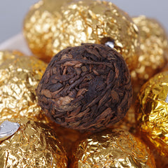 Dragon Pearl Puerh Loose Tea Golden Bud Dragon Pearl Ancient Tree Ripe Tea 500g