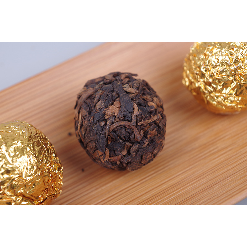 Dragon Pearl Puerh Loose Tea Golden Bud Dragon Pearl Ancient Tree Ripe Tea 500g