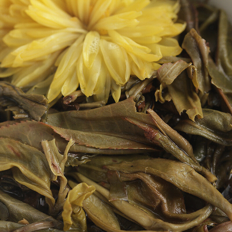 Puer Longzhu 18pcs Raw Tea Rose Jasmine Peony 6 Flavors Combination Flower Tea