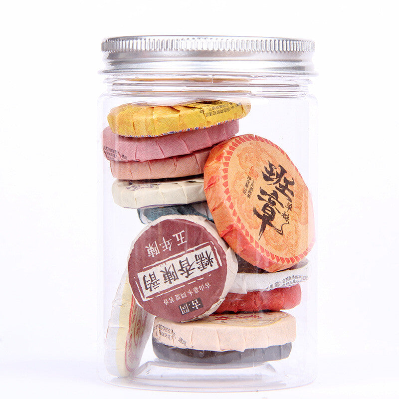 13PCS Yunnan Pu-erh Tea Black Tea Small Tea Cake Sticky Rice Aroma Premium Tea