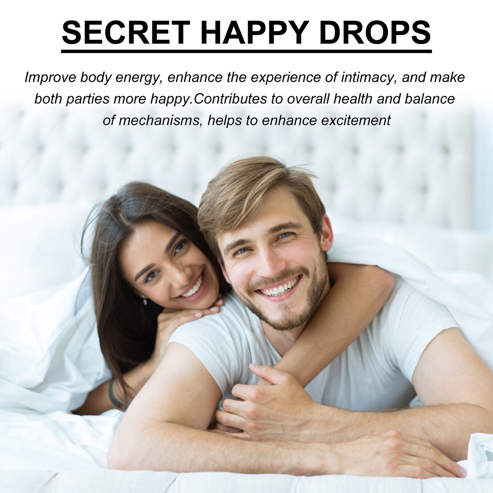 Natural Health Body Care Drops - Secret Happy Drops, 60ml (3pcs）