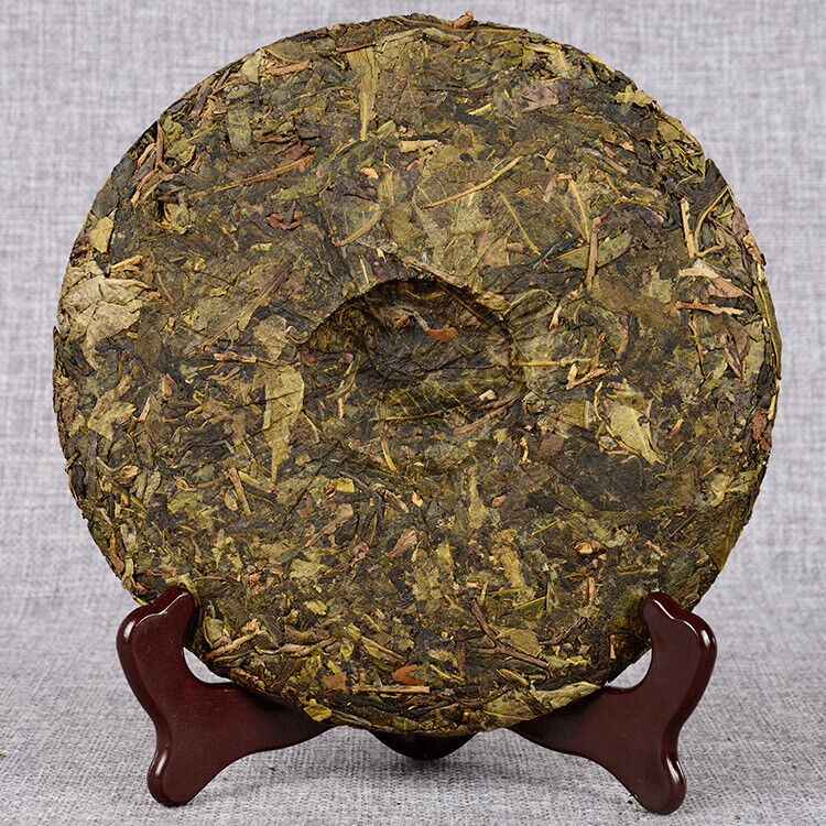 Puerh Tea Centennial Ancient Tree 357g Raw Cake Golden Leaf Puerh