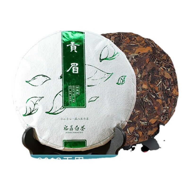 HelloYoung 350g Fuding White Tea Panxi Gongmei Shoumei Gaoshan Sunshine Old White Tea Cake