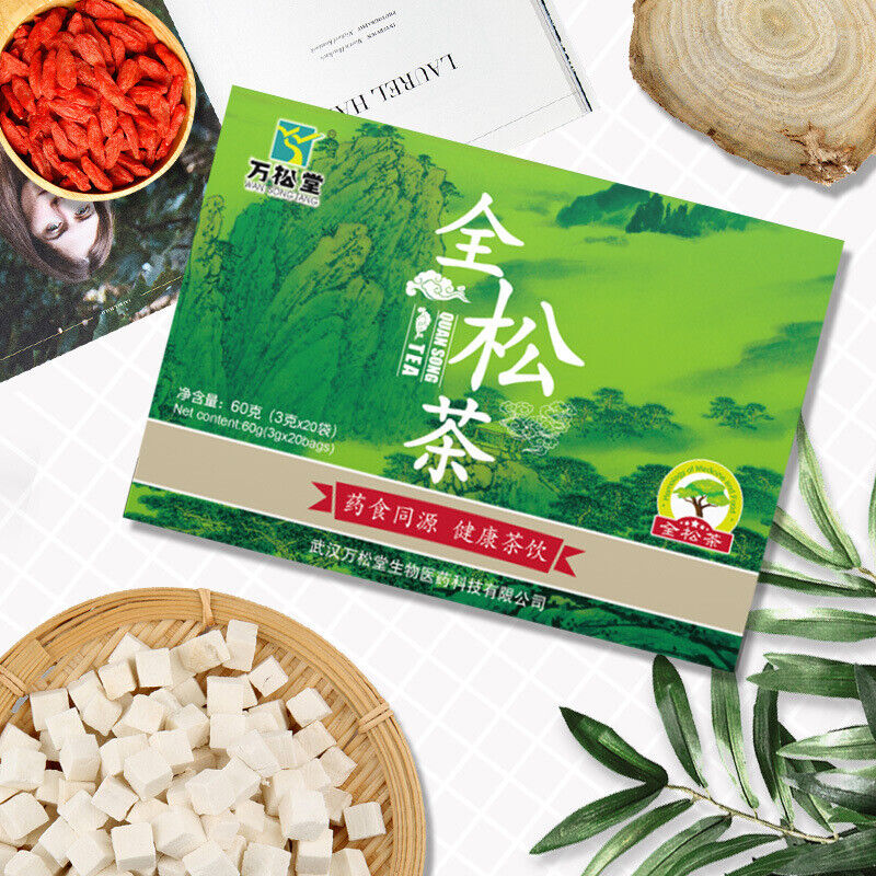 Quansong Tea Pine Needle Tea Pine Pollen Goji Berry Kudzu Root Bamboo Leaf Tea