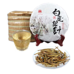Top Classical Pu erh Raw Tea Single Bud White Silver Needle Ancient Tree