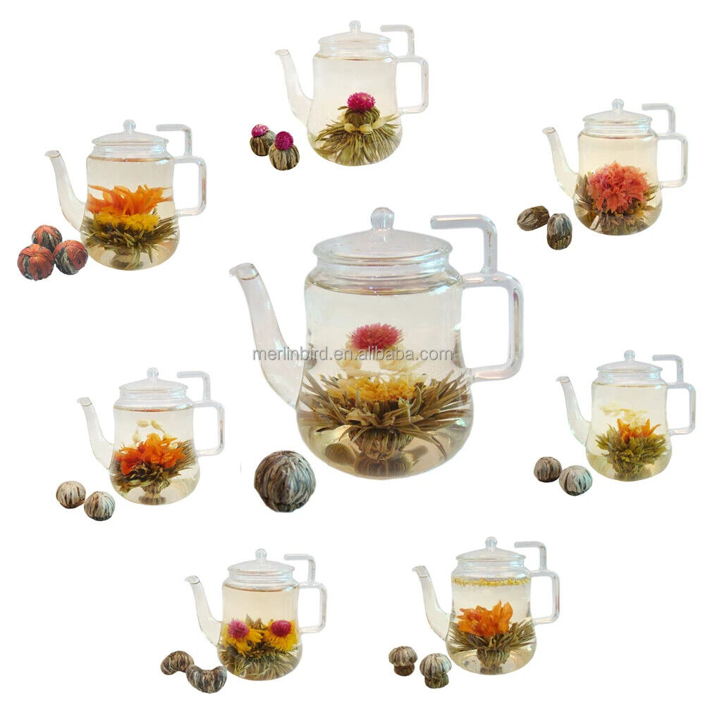 NEW Hand-made Beautiful Blooming Flower Tea Ball Dried Flowers Tea 20pcs