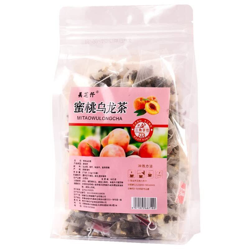 6.17OZ 175g（50package）White Peach Oolong Tea Peach Loose Leaf Oolong Tea