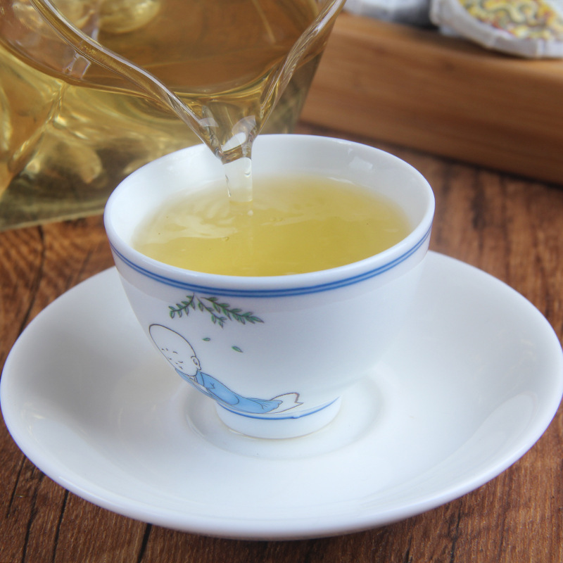 500g Spring Tea Ancient Tree Gold Cake Natural Ancient Tree Pu'er Tea Cha Tea