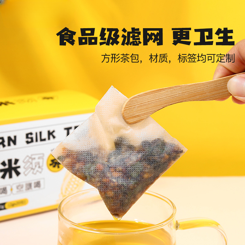 HelloYoung Corn whisker bitter buckwheat tea, white tea bag brewing tea, corn whisker tea