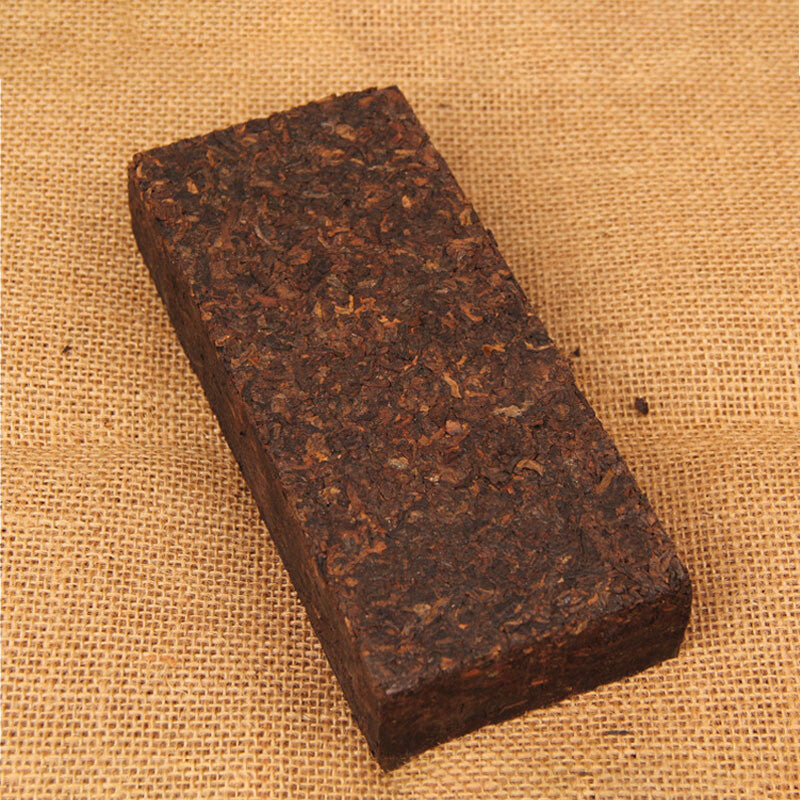 500g Old Ban Zhang Tea Brick Puerh Tea Ripe Pu'er Ancient Tree Bamboo Tube Tea