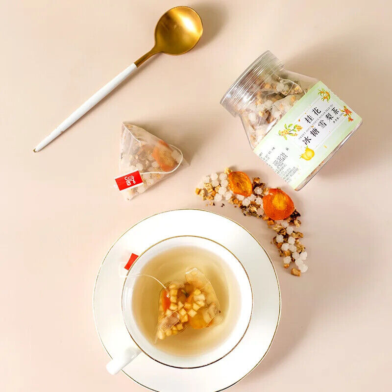 Nourishing Lung and Throat Tea Fruits Tea Osmanthus Snow Pear Herb Flower Tea