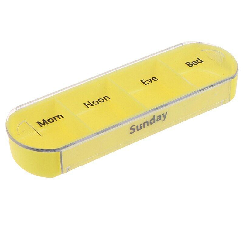 7 Days 28 Grids Drug Cases Trip Pill Holder Plastic Medicine Storage Dispenser