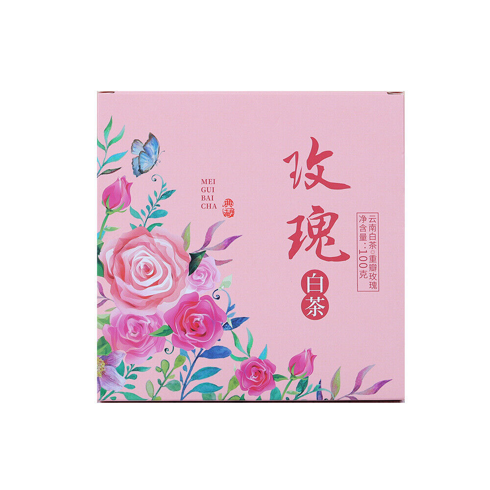 HelloYoung Yunnan Rose White Tea Cake Spring Tea Heavy Petal Rose Season Tea Rose Tea 100g