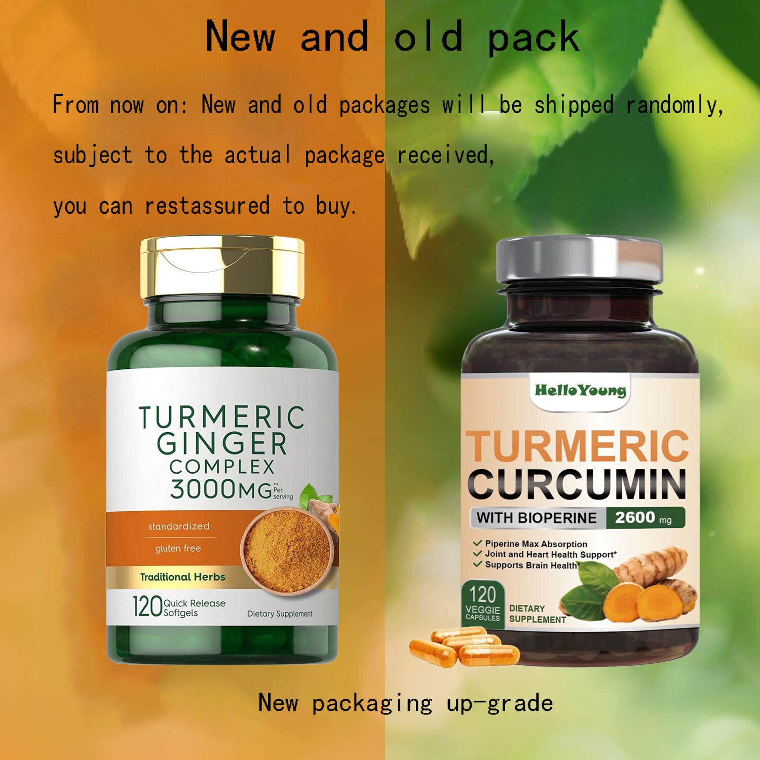 120 Softgels | by Carlyle Turmeric Curcumin & Ginger Complex 3000mg |