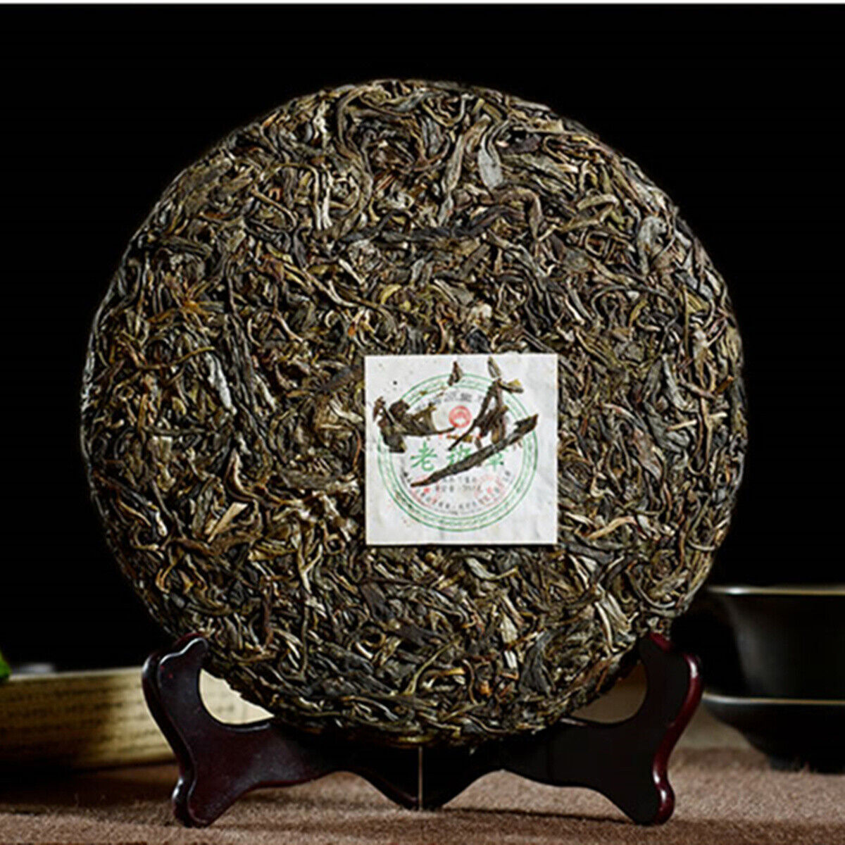 357g Chinese Yunnan cha Pu-erh Tea Sheng Puer Tea Lao Ban Zhang Aged Puerh Tea 茶