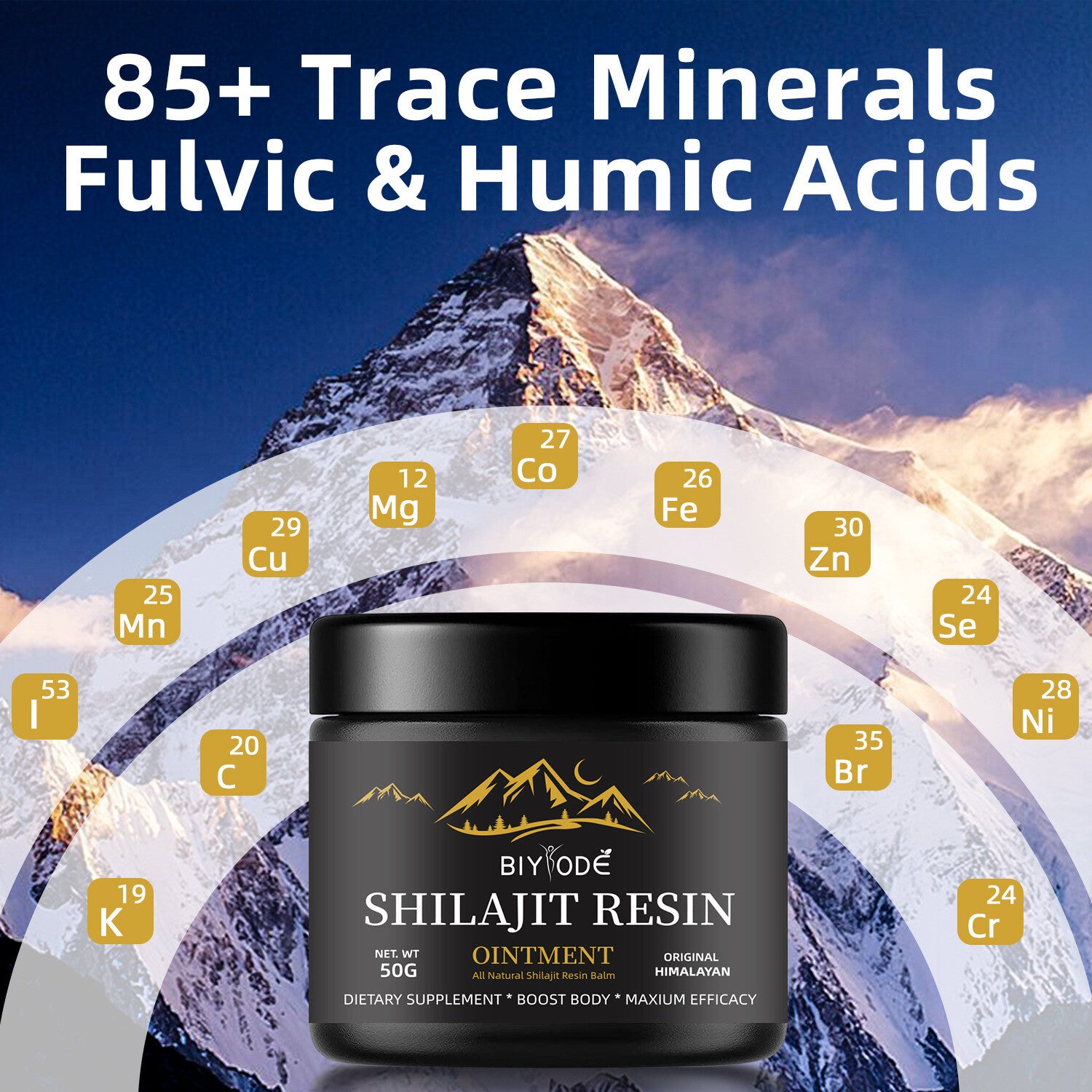 Himalayan Shilajit Resin, 50g 100% Pure, Lab Tested, Safest & Highest Potency