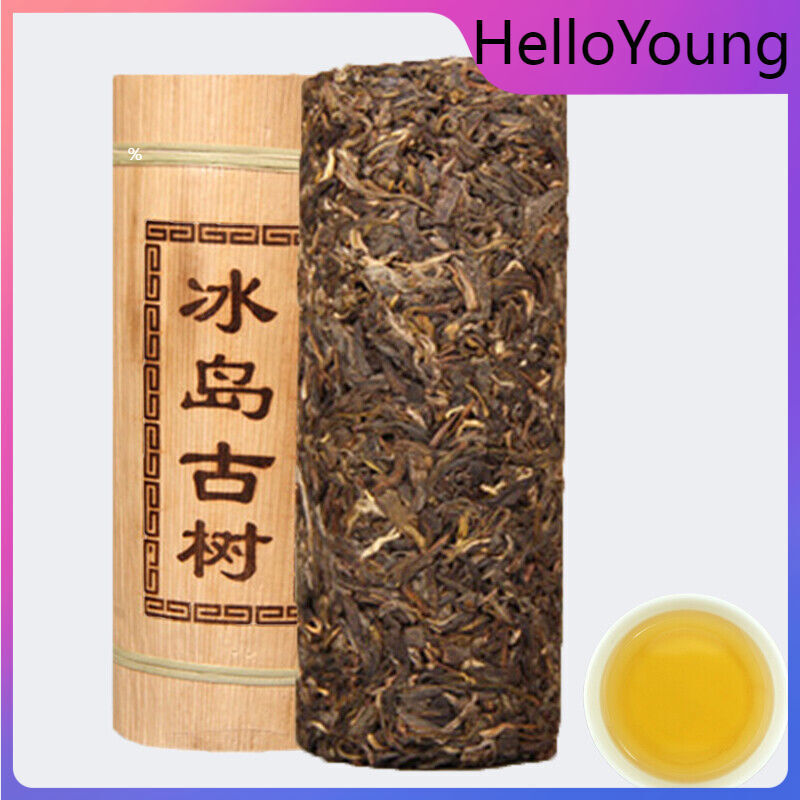 500g Yunnan cha Puerh Tea Dragon Pillar Bamboo Tube Bingdao Old Tree Pu-erh Tea