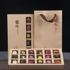 Floral Yunnan Pu'er Raw Tea Dragon Ball Lily Rose Jasmine Peony Flower Tea
