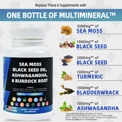 SEA MOSS CAPSULE ALL IN ONE MULTIMINTERAL NATURAL HEALTH CARE
