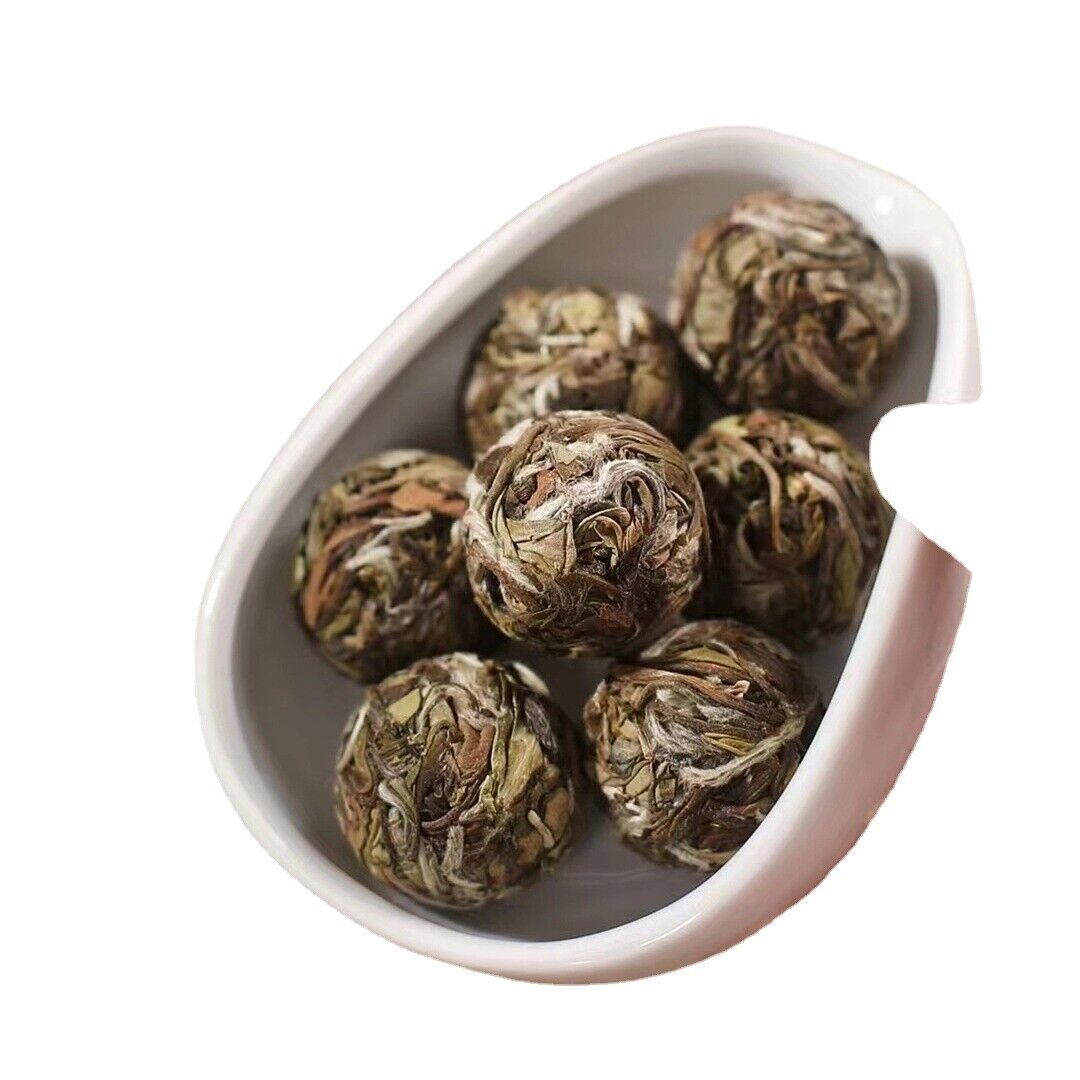 HelloYoung 500g Fuding white tea peony floral dense aroma dragon pearl handmade tuocha