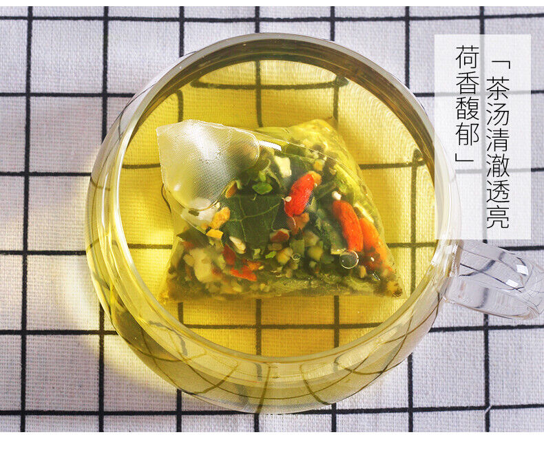 Winter Melon Lotus Leaf Tea with Cassia Seed Tuckahoe Hawthorn Tangerine Peel