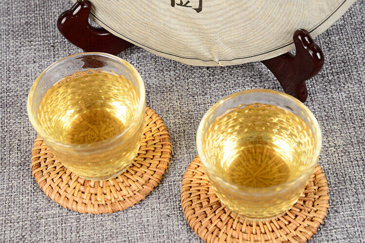 Puerh Tea Centennial Ancient Tree 357g Raw Cake Golden Leaf Puerh