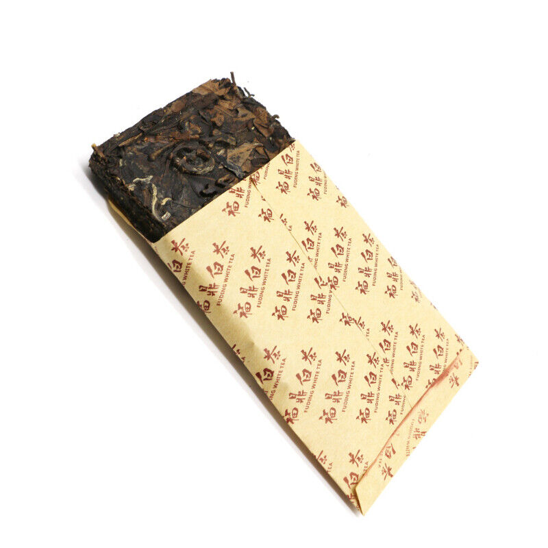 HelloYoung Dry Tea Traditional Craft Tea 100g Fuding White Tea Brick Health