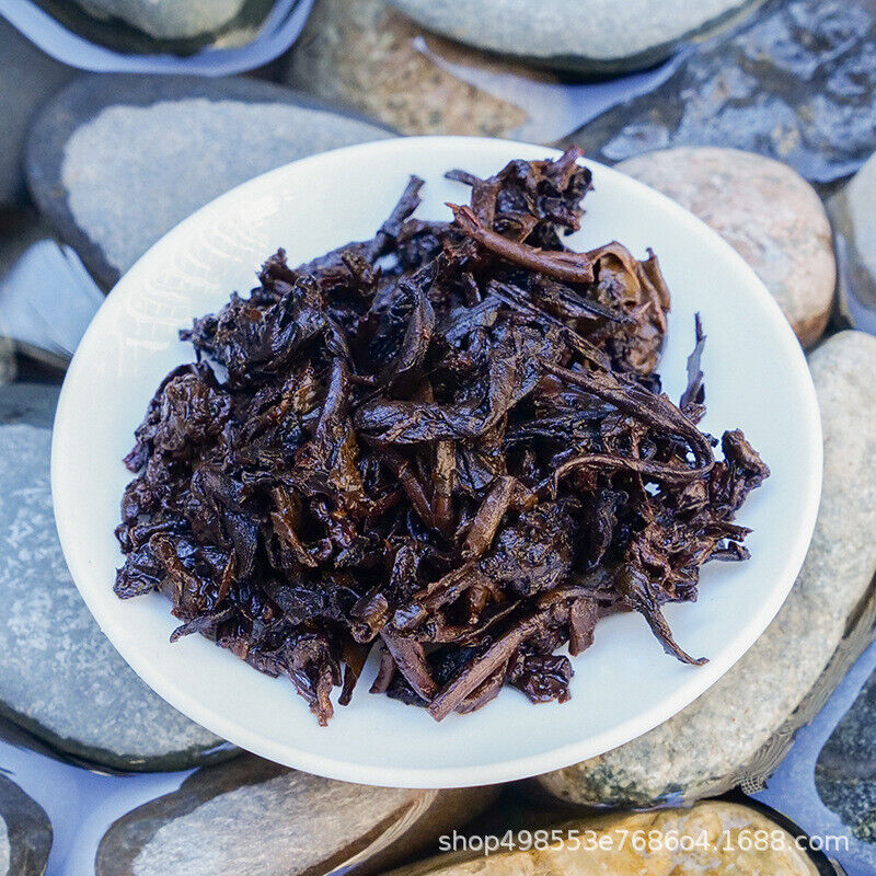357g/12.59oz Yiwu Zhangxiang Pu'er Ripe Tea Yiwu Daye Pu'er Ripe Tea Cake