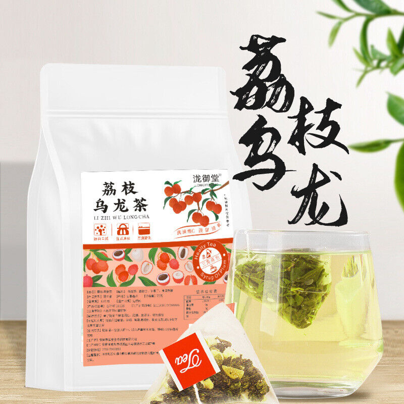 Lychee Oolong Fruit Tea Combo Cold Hot Brew Herbal Tea Bags