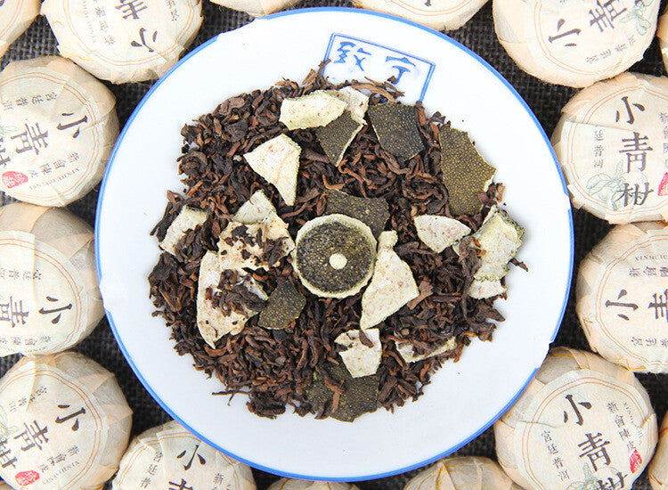 Xiaoqinggan 8-year-old Palace Citrus Puerh Tea Tangerine Peel Ripe Tea 100g
