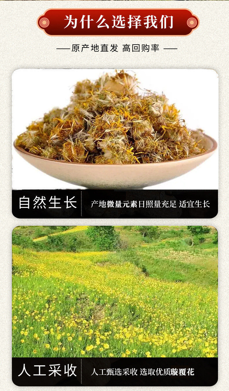 Japanese Inula Flower Powder High Quality Herbal Tea Ultra-fine Powder 200g