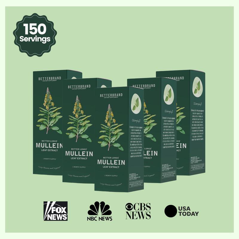 Mullein Leaf Extract Drops Health Care All-natural Ingredients