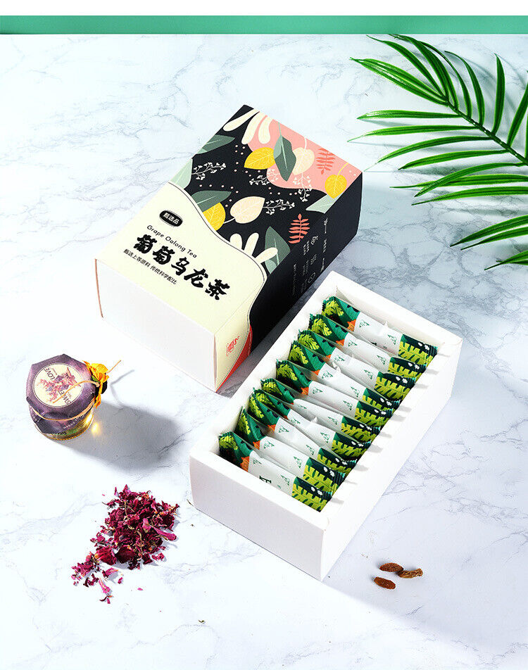 HelloYoung Grape Oolong Tea Flavored Tea Bag Japanese Grape Oolong Tea