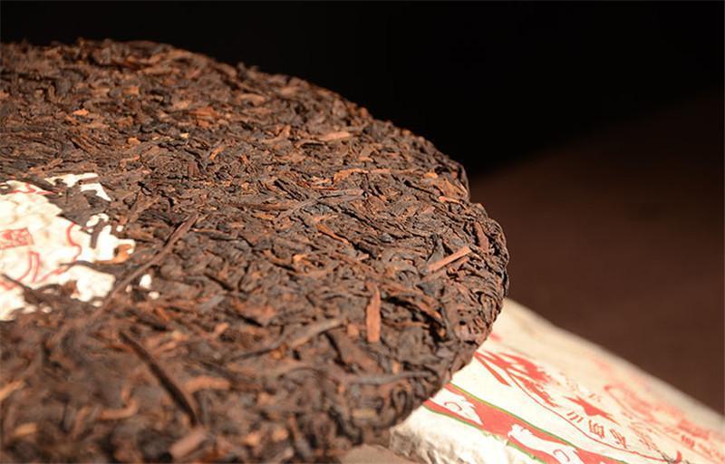 357g Classic Old Ripe Pu-erh Tea Cake Yunnan Tea Original Flavor Black Puer Tea