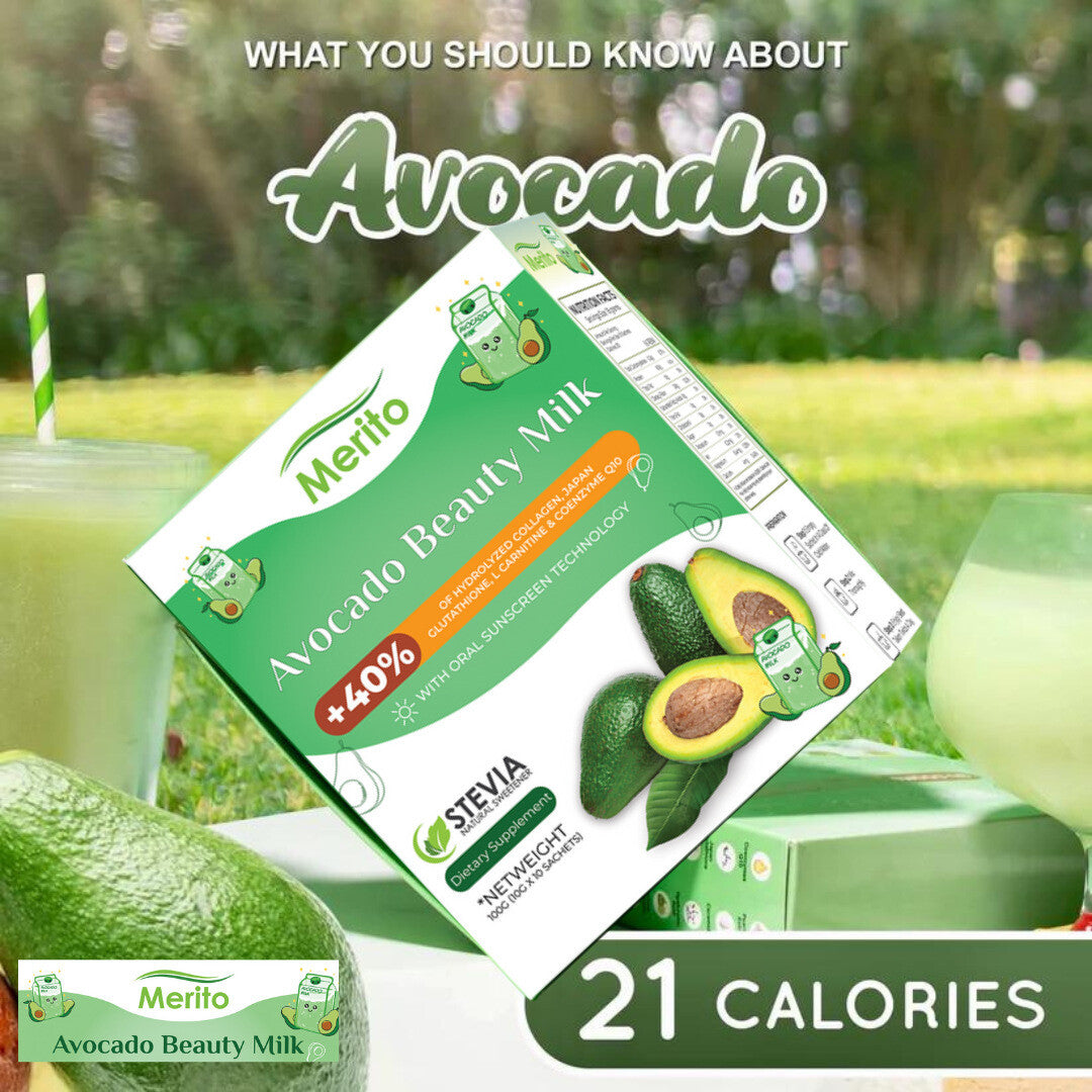 Reine Avocado Milch Grüner Saft Pulver Instant Solid Drink 10 g*10 Beutel