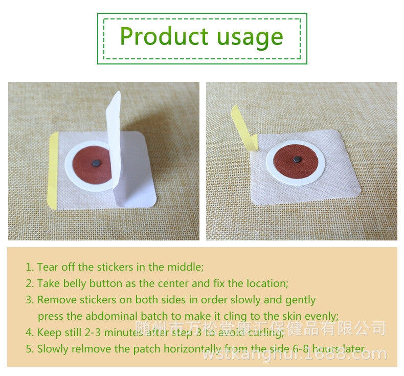 10 Pcs/box Slimming Patch Detox Natural Wormwood Lazy Sticker