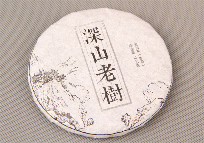 cha Puerh Tea Cake Handmade Puer Tea 100g Pu Erh Ecology Deep Mountain Old Trees
