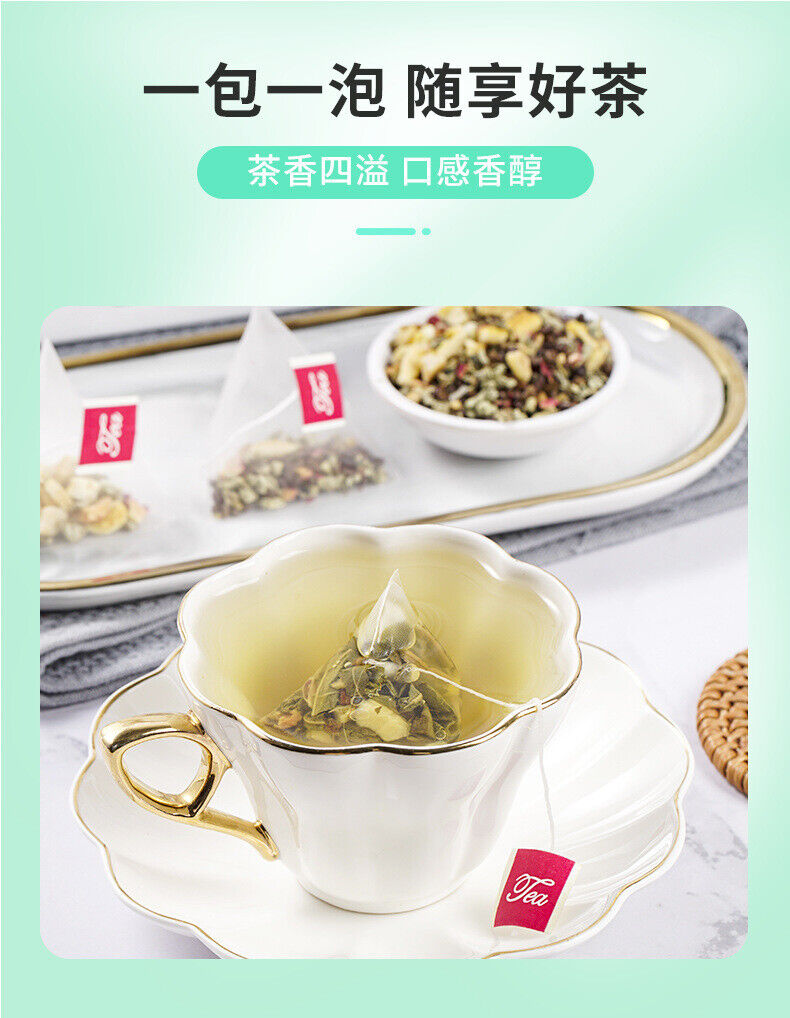 Lemon Lotus Leaf Tea Combination Triangle Tea Hawthorn Lemon Honey Tea Bag
