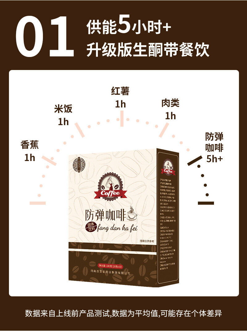 Bulletproof Coffee Satiety MCT Ketogenic Coffee Instant Black Coffee Powder