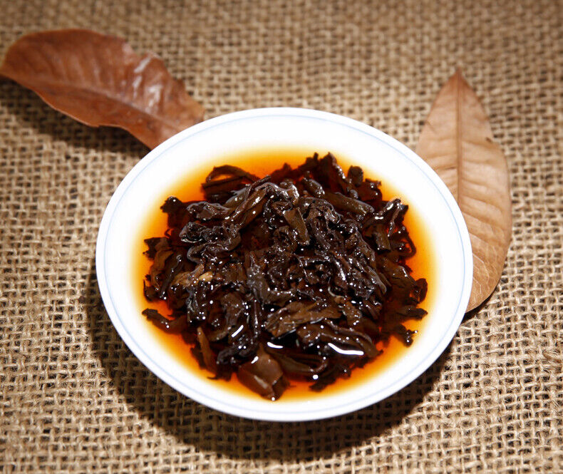 Pu'er Tea Ripe Tea 357g Yunnan Qizi Cake Tea Ripe Pu'er Tea